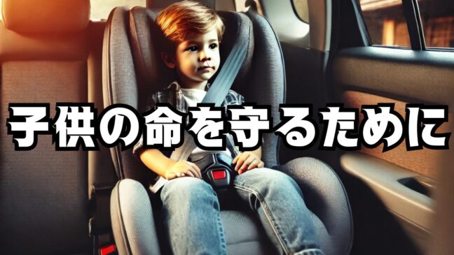 子供の命を守るために：正しいシートベルト使用のガイドと習慣化の方法